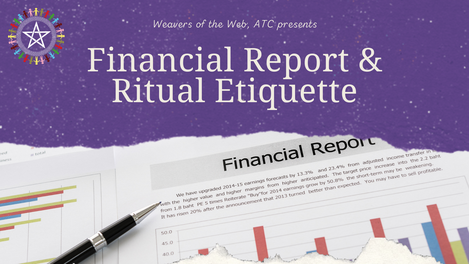 financial report and ritual etiquette