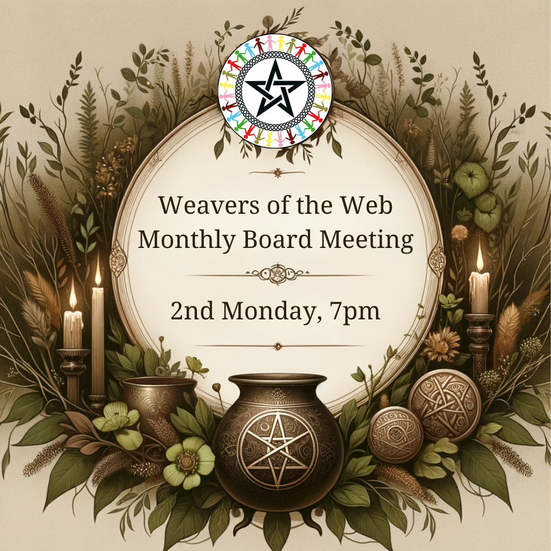 Weaving the Web: Monthly board meeting, 2nd Monday of the month